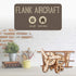 3D Wooden Puzzle, Double Wing Aircraft